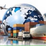 global-business-logistics-import-export-white-background-container-cargo